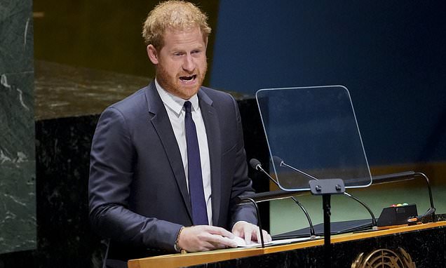 Prince Harry says Covid and climate change have left him feeling 'battered and helpless' | Daily Mail Online