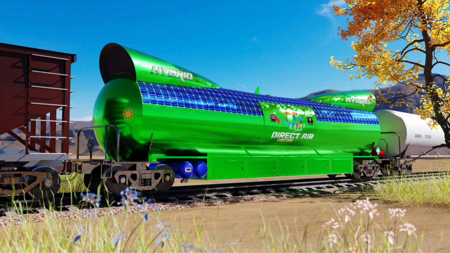 Startup CO2Rail Is Building Trains That Capture Carbon Dioxide Out of the Air to Fight Climate Change